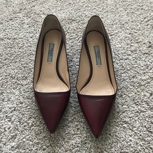 Prada leather pumps